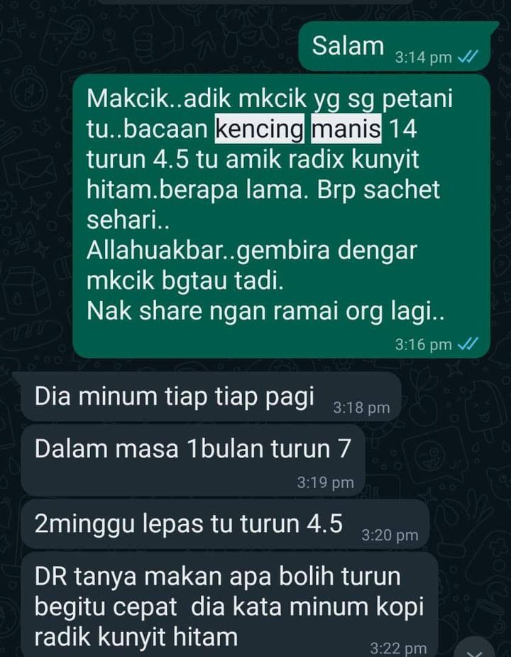 Bacaan Gula Turun!! Alhamdulillah!! 