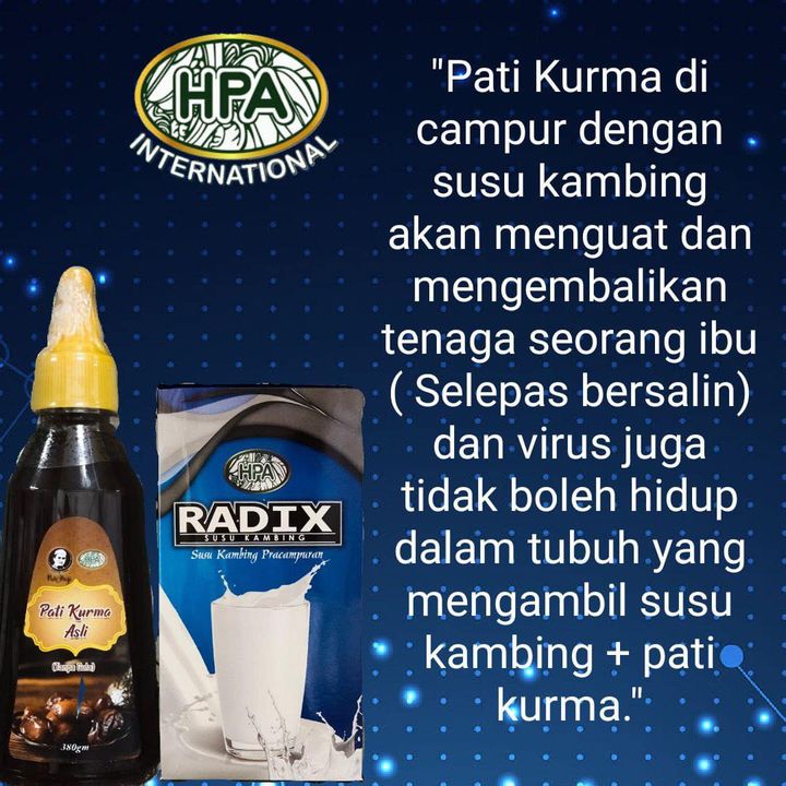 Pati Kurma Beserta Susu Kambing Untuk Mengembalikan Tenaga 