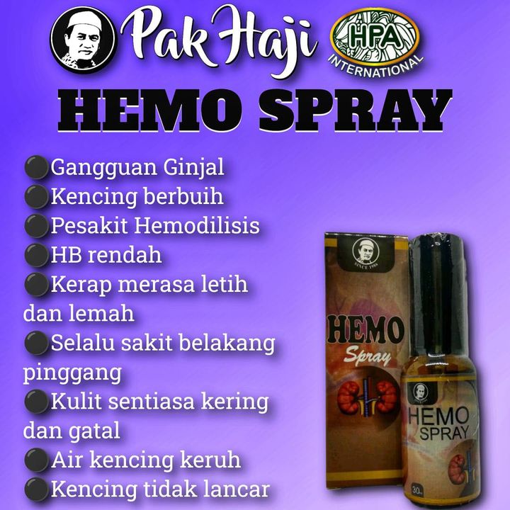 Hemo Spray Untuk Kesihatan Ginjal~ 