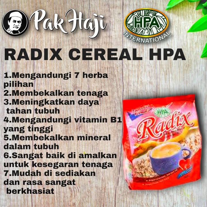 *radix Cereal Hpa* 