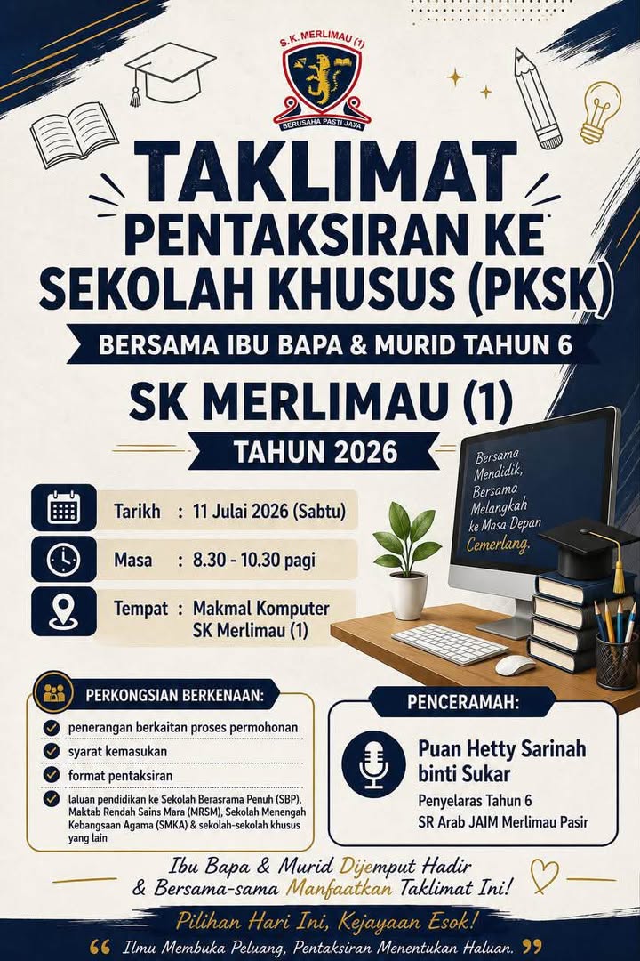 Taklimat Pentaksiran Ke Sekolah Khusus (pksk). 