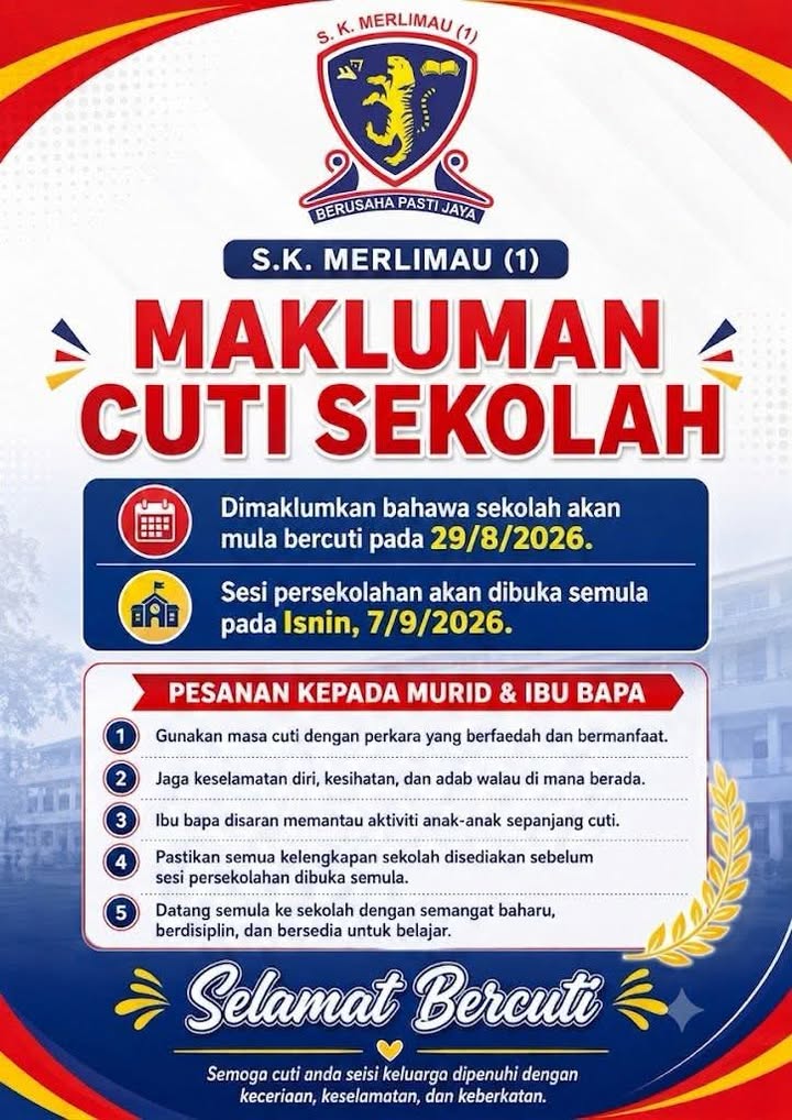 Selamat Bercuti Semua! 