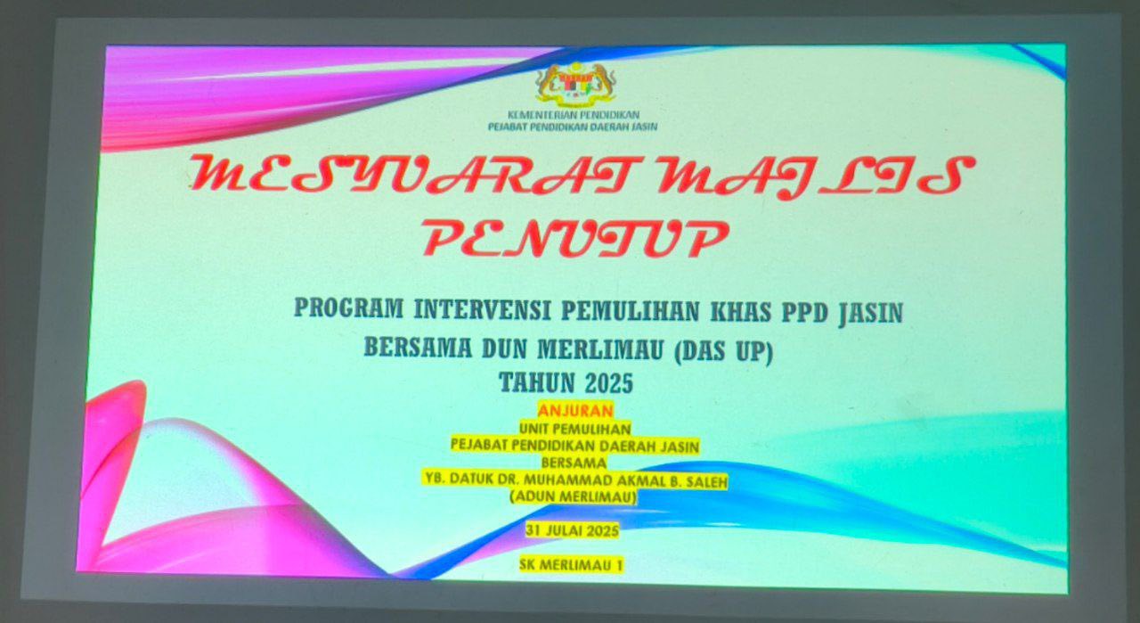 Mesyuarat Majlis Penutup Program Intervensi Pemulihan Khas Ppd 