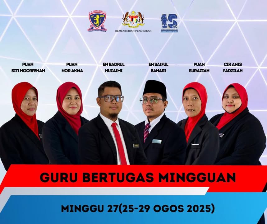 Pengumuman Guru Bertugas Minggu Ini. 