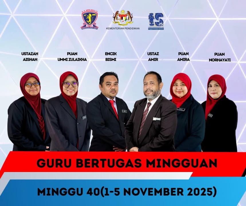 Pengumuman Guru Bertugas Minggu Ini. 
