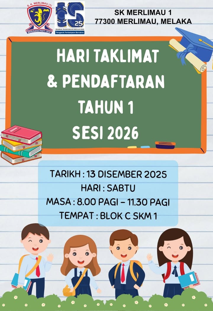 Taklimat Dan Pendaftaran Tahun 1 Berserta Prasekolah Di 
