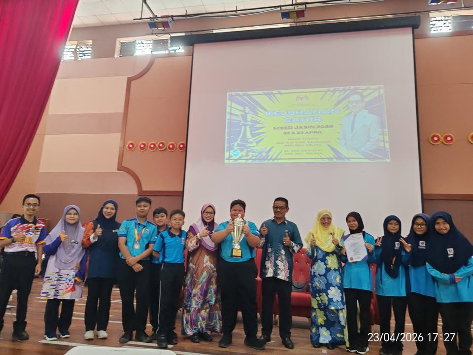 Juara Keseluruhan Kejohanan Catur Mssd Jasin 2026! 