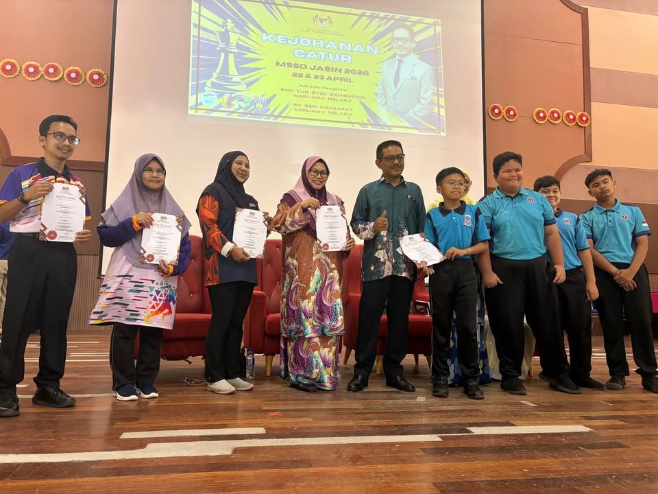Keputusan Kejohanan Catur Mssd Jasin 2026 