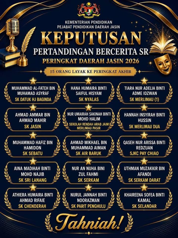 Tahniah Diucapkan Kepada Adik Tiara Nur Adelia Binti 