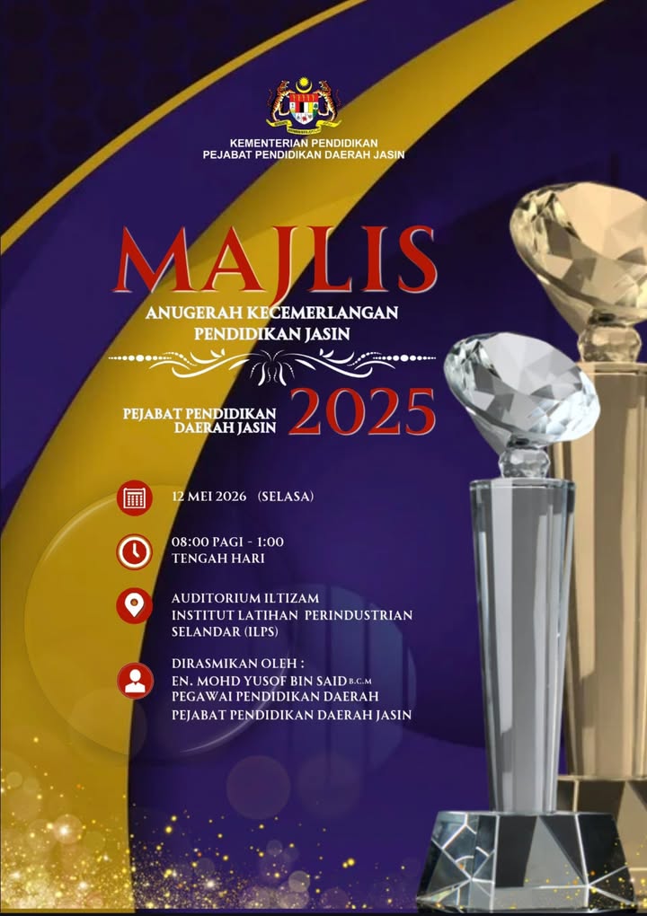 Majlis Anugerah Kecemerlangan Pendidikan Jasin 2025 