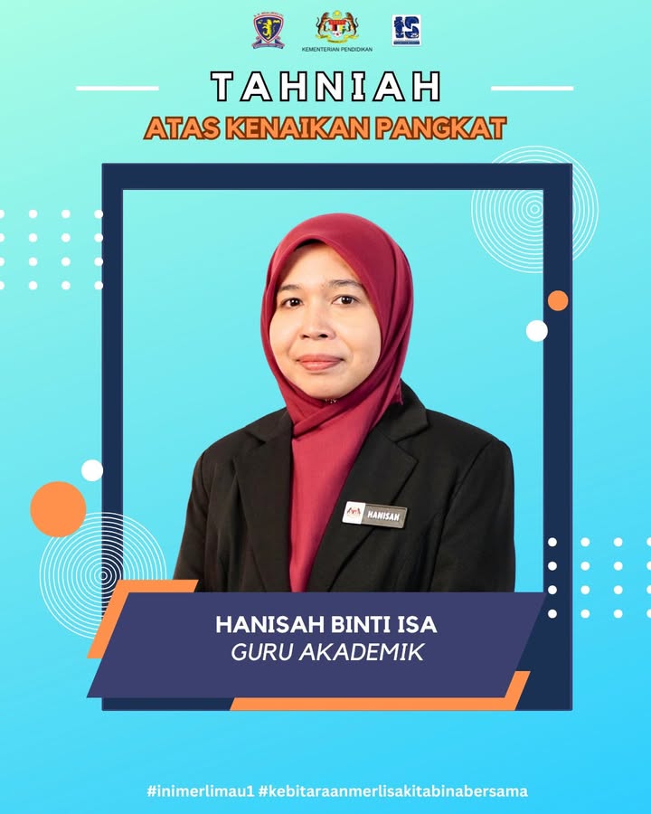 Tahniah Kepada Cikgu Hanisah Binti Isa Yang Telah 