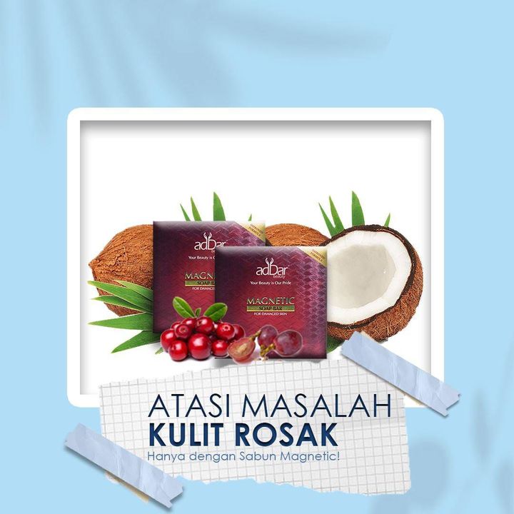 Sabun Magnetic By Addar Sabun Detox No 1 