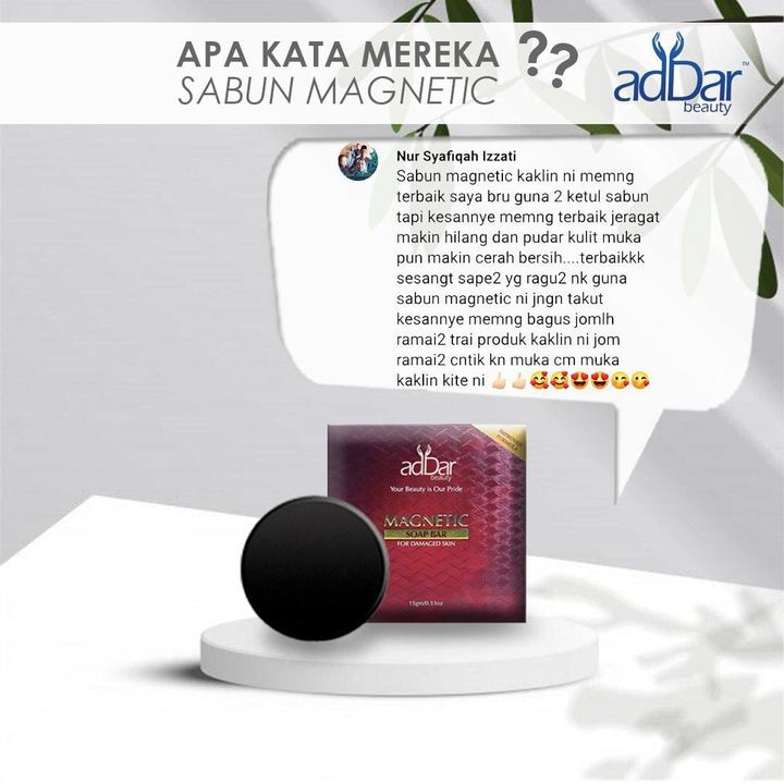 Jom Tengok Apa Kata Mereka Mengenai Sabun Magnetic. 