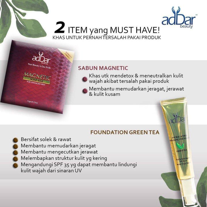 Jom Tengok Kelebihan Sabun Magnetic & Juga Foundation Jom Tengok Kelebihan Sabun Magnetic & Juga Foundation
