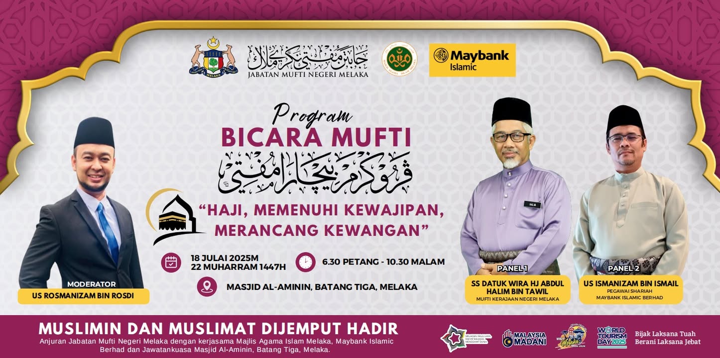 Program Bicara Mufti Haji Memenuhi Kewajipan Merancang Kewangan 