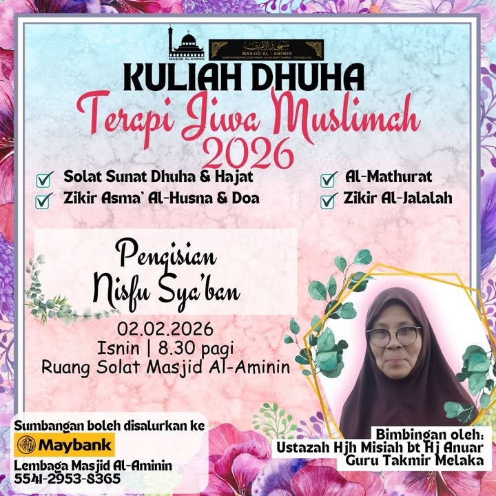 Muslimat Dijemput Hadir Ke Kuliah Dhuha, Tetapi Jiwa 