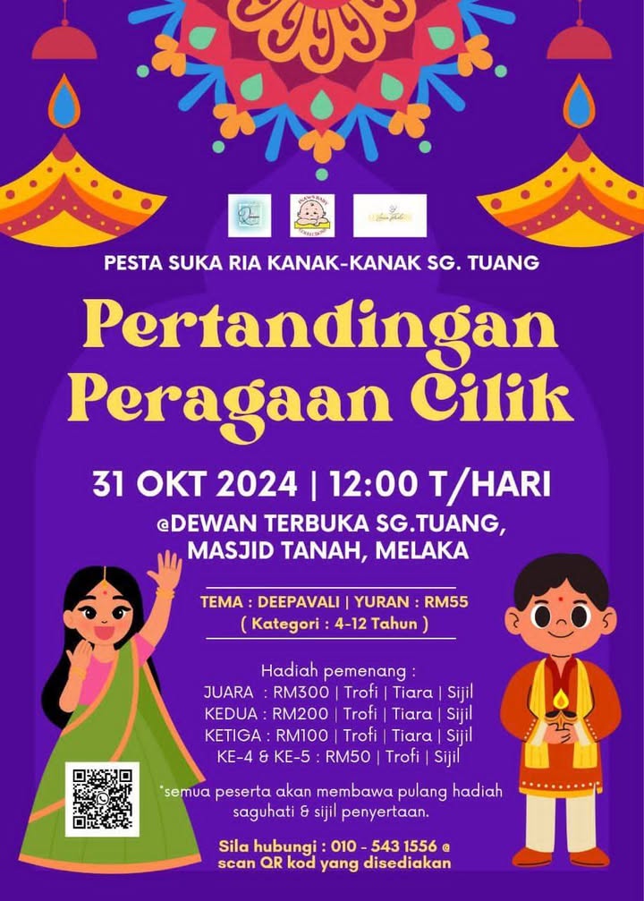 Bertemakan Perayaan Deepavali Tahniah Diucapkan Kepada Adik Eva 