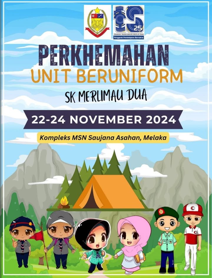 Seramai 76 Orang Peserta Telah Menyertai Perkhemahan Unit 