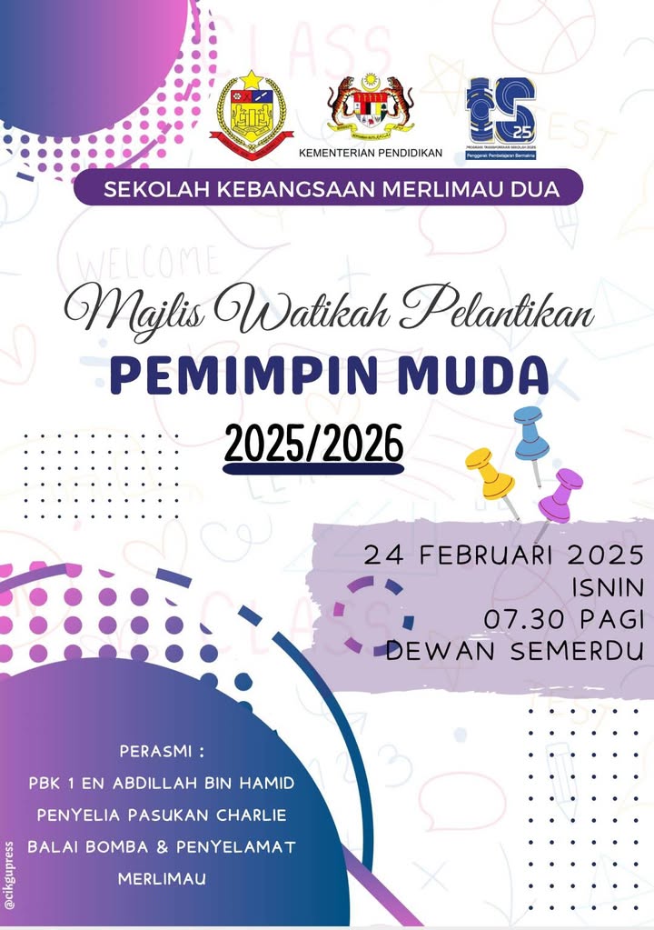 Majlis Watikah Pelantikan Pemimpin Muda Sesi 2025/2026 