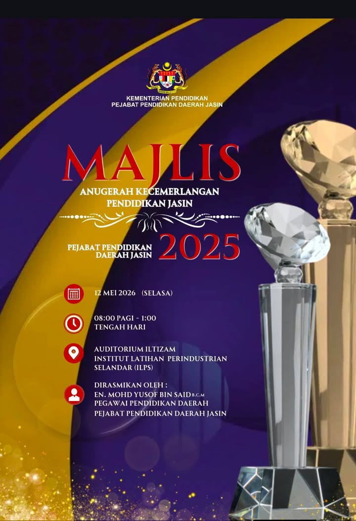 Majlis Anugerah Kecemerlangan Pendidikan Jasin 2025 