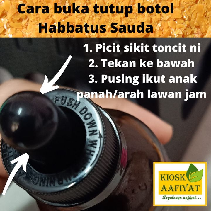 Dah Boleh Ke Belum Tu Buka Botol Habbatus 