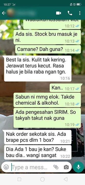 Baru 2 Hari Bagi Sample, Dia Dah Order. 