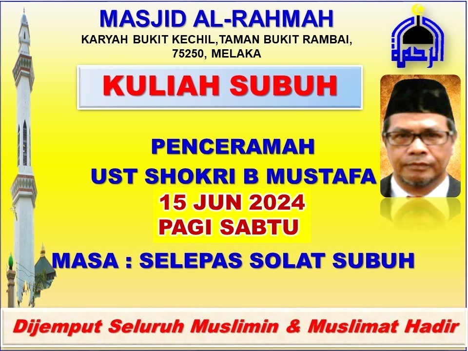 Program Dan Kuliah Mghrib Dan Kuliah Subuh 