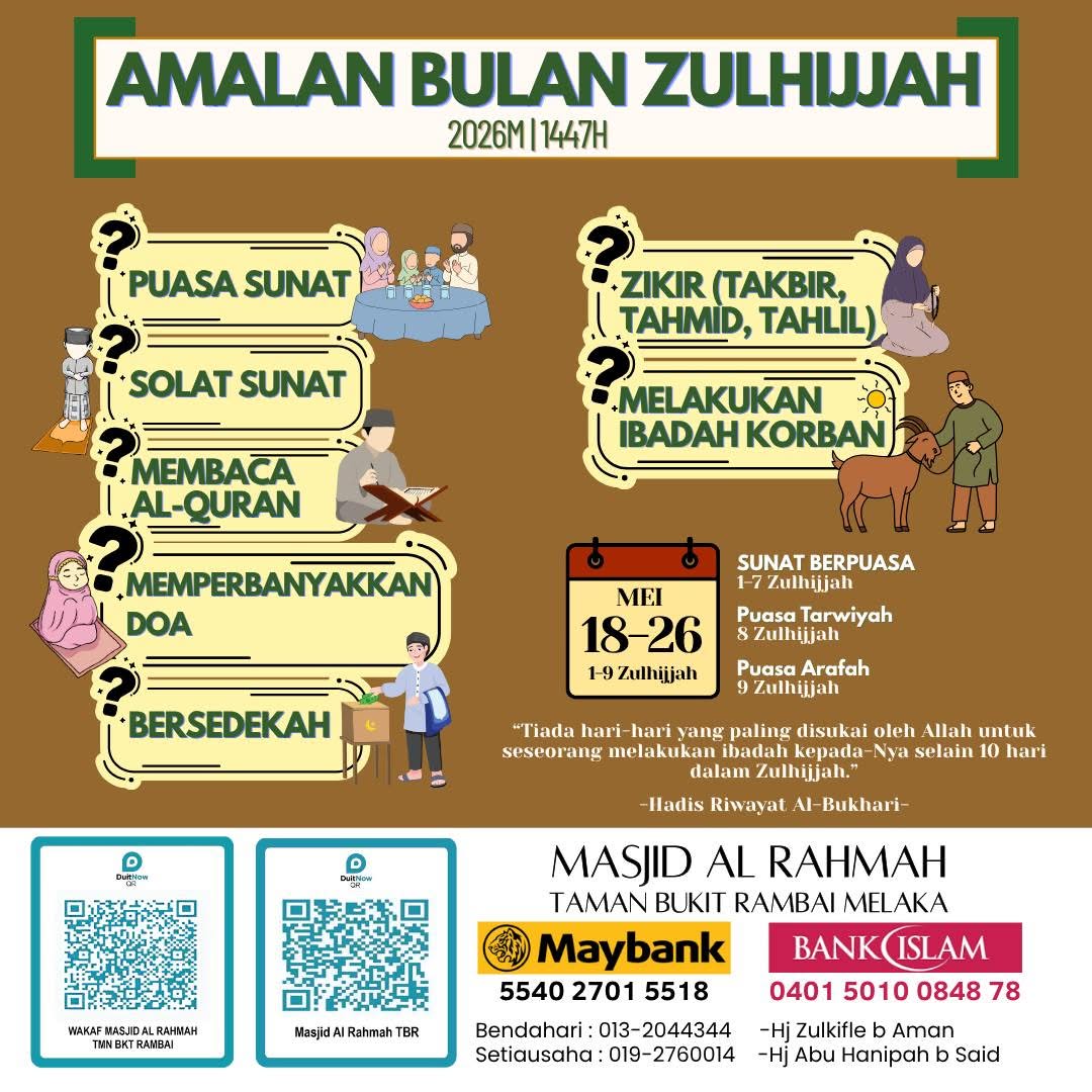 Tiada Hari-hari Yang Paling Disukai Oleh Allah Untuk 