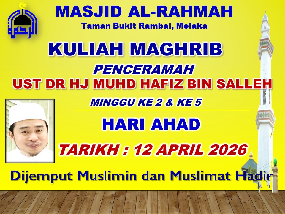 Jadual Kuliah Yang Diatur Mingguu Ini Dan Minggu 