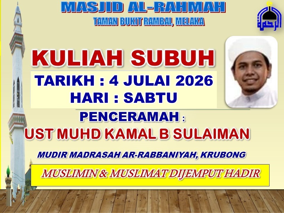 Program Dan Kuliah-kuliah Yang Diatur Minggu Ini Dan 