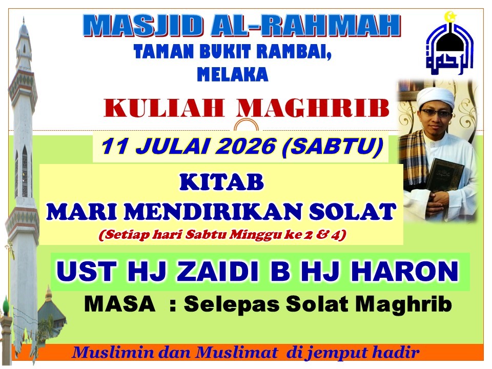 Jemput Hadir Ke Kuliah Yang Telah Diatur Minggu 