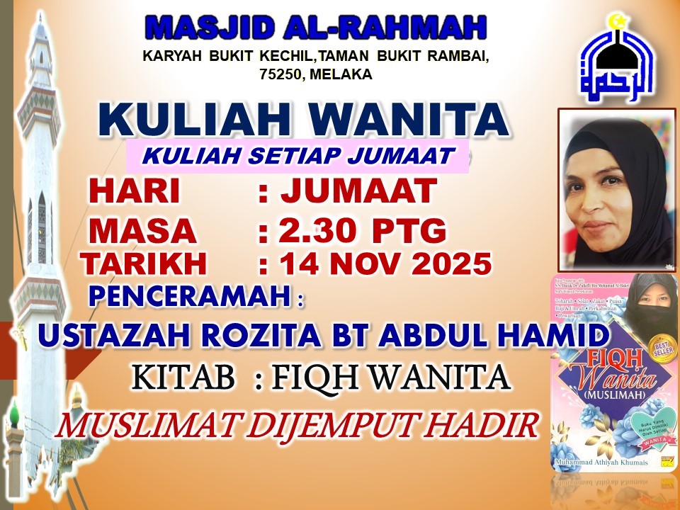 Program Kuliah Maghrib Dan Kuliah Subuh Dari 14.11.2025 
