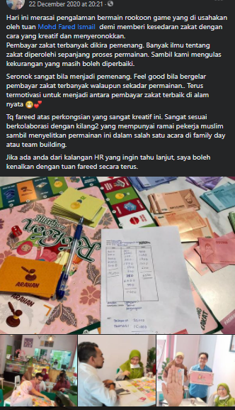 Testimoni Bertulis Mengenai Klinik Zakat 
