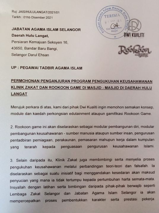 Anjung As Siddiq - Mukim Based Program, Bdr 