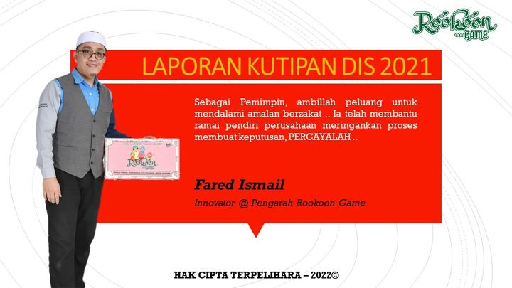 Laporan Kutipan Zakat Bagi Bulan Dec 2021 