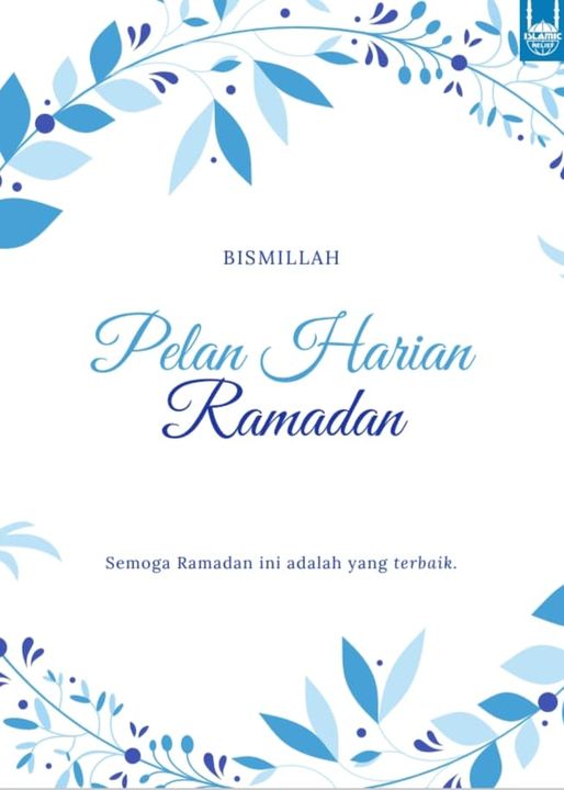 Pelan Harian Ramadhan 
