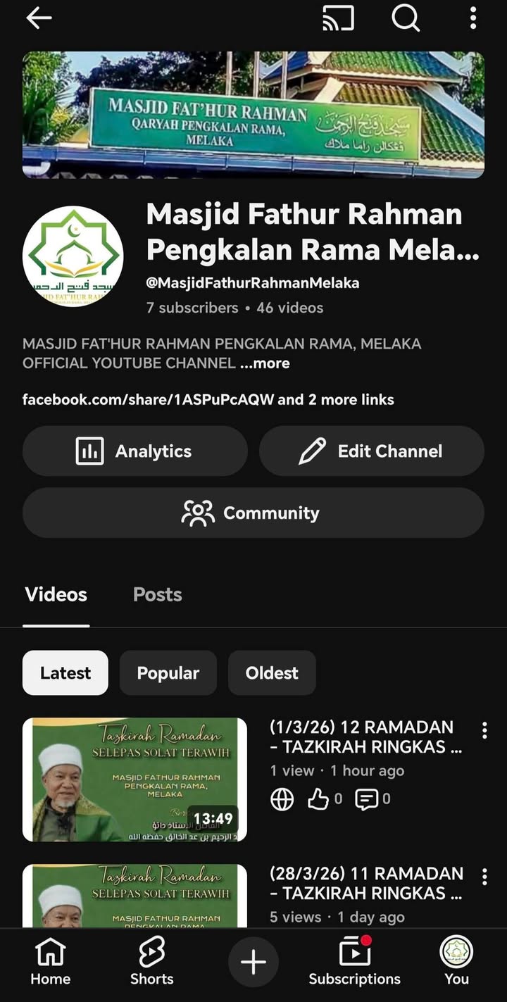 Subscribe Ke Youtube Channel Kami Untuk Lihat Kuliah-kuliah 