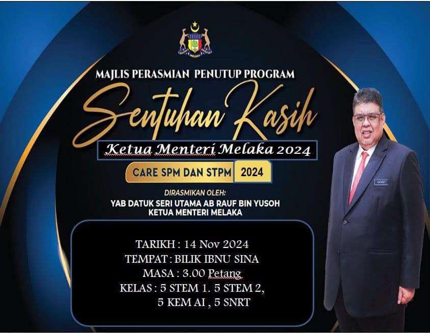 Majlis Perasmian Penutup Program Sentuhan Kasih Ketua Menteri 