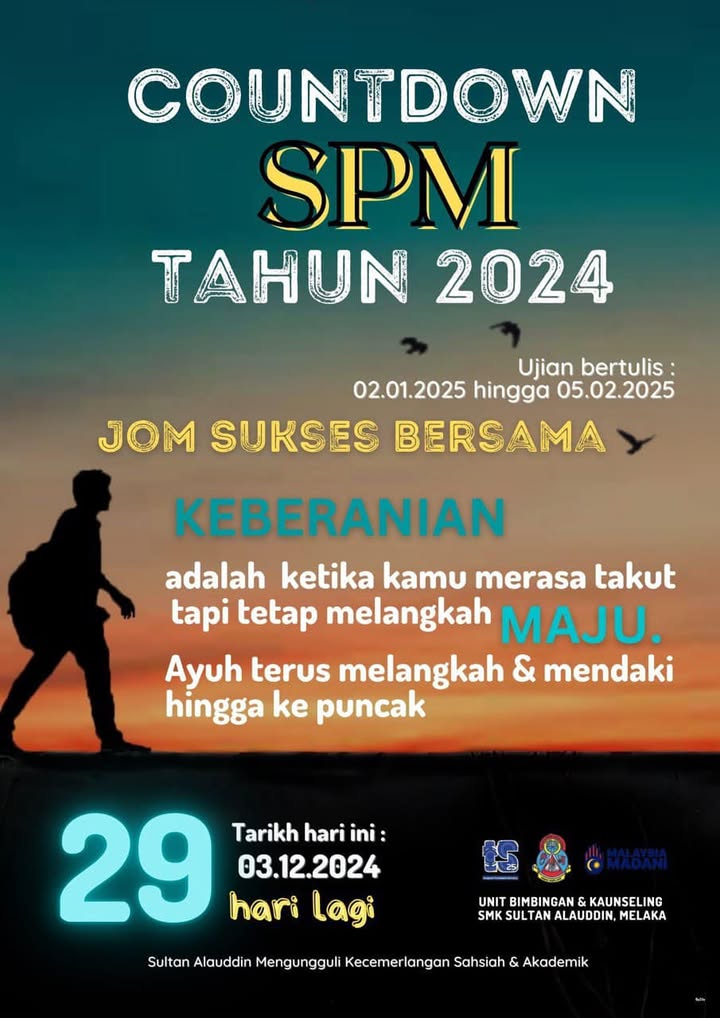 29 Hari Lagi Anak Anak Spm Akan Menduduki 