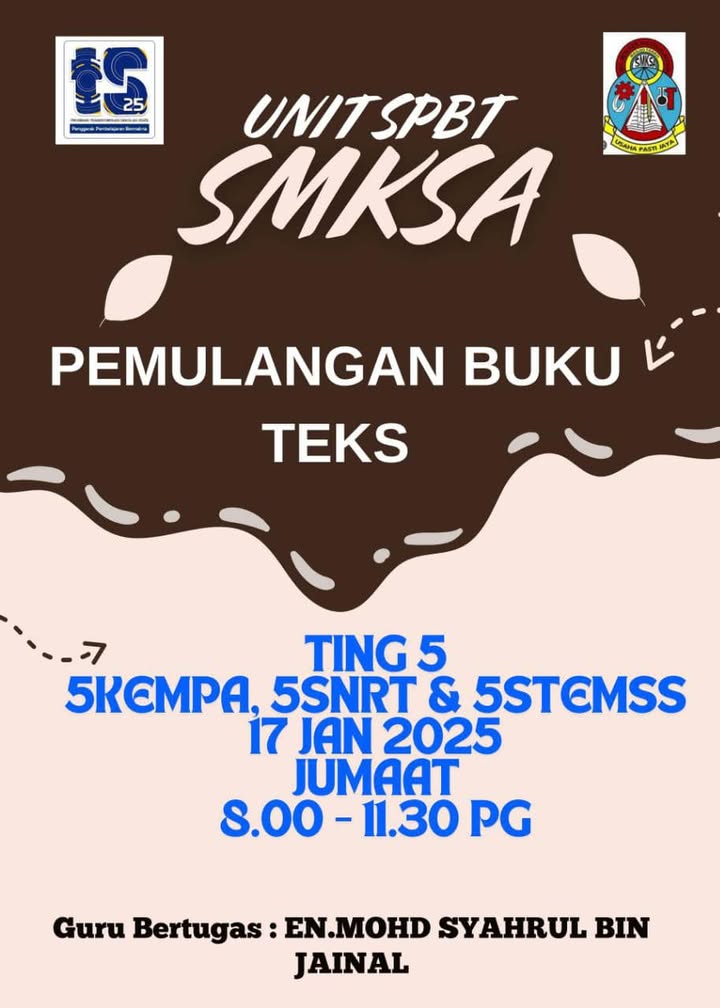 Perkara : Pemulangan Buku Teks 
