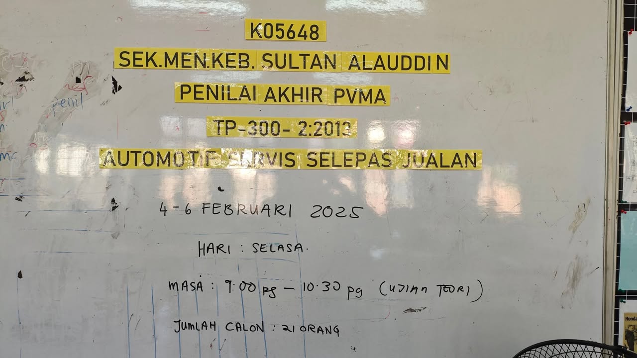 Alhamdullilah..selesai Sudah Penilaian Akhir Pvma Automotif Kohort 2023-2024. 