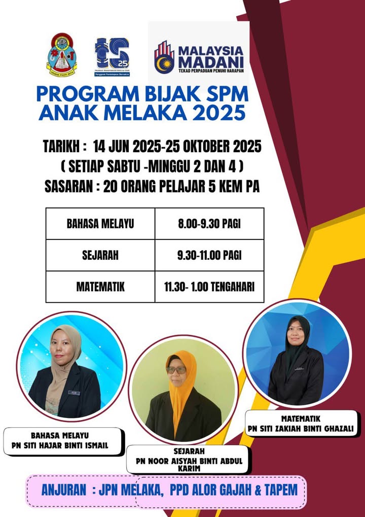 Program Bijak Spm Negeri Melaka 2025 