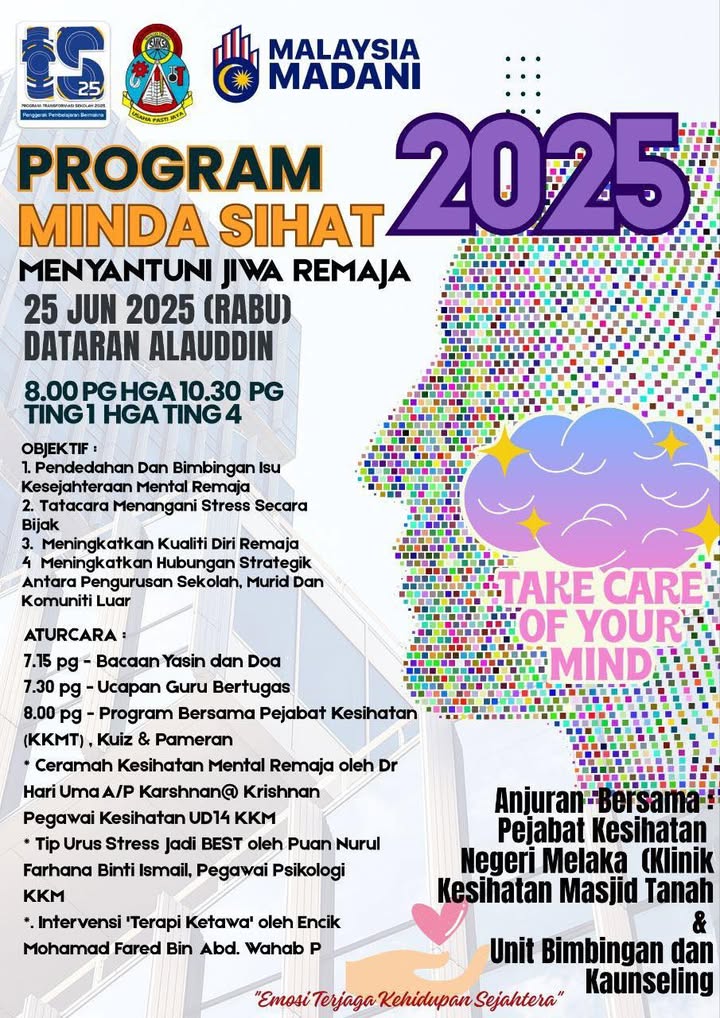 Program Minda Sihat \'menyantuni Jiwa Remaja\' 