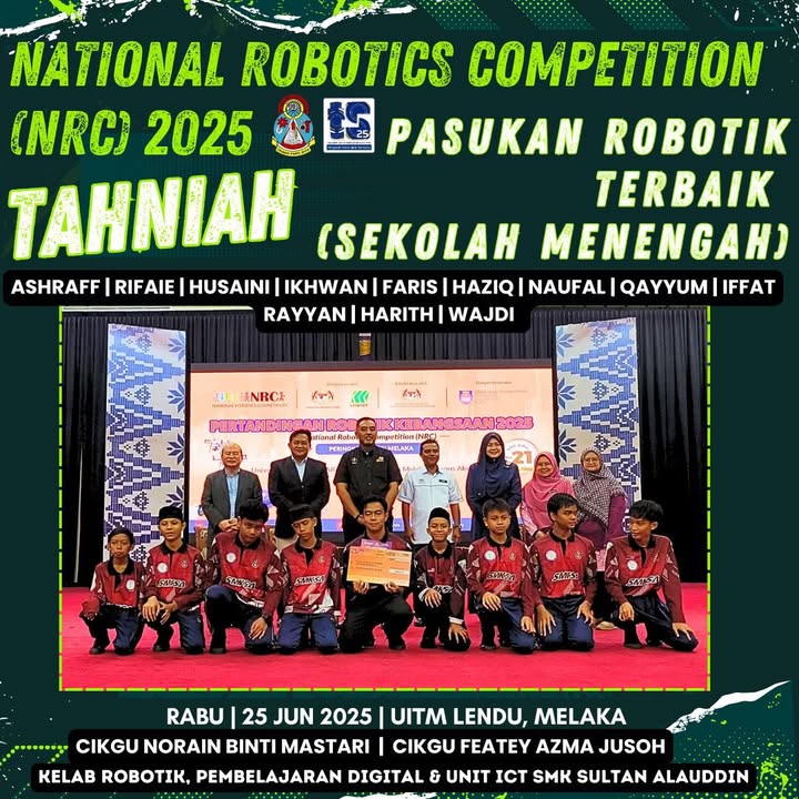 Tahniah Atas Pencapaian Yang Membanggakan. Terima Kasih Team 