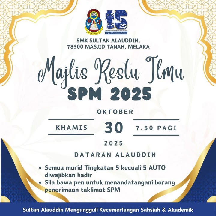 Majlis Restu Ilmu Spm 2024 