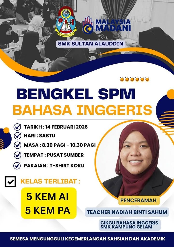 Bengkel Spm Bahasa Inggeris 2026 