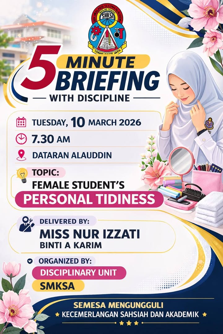 5 Minit Slot Disiplin❤ 