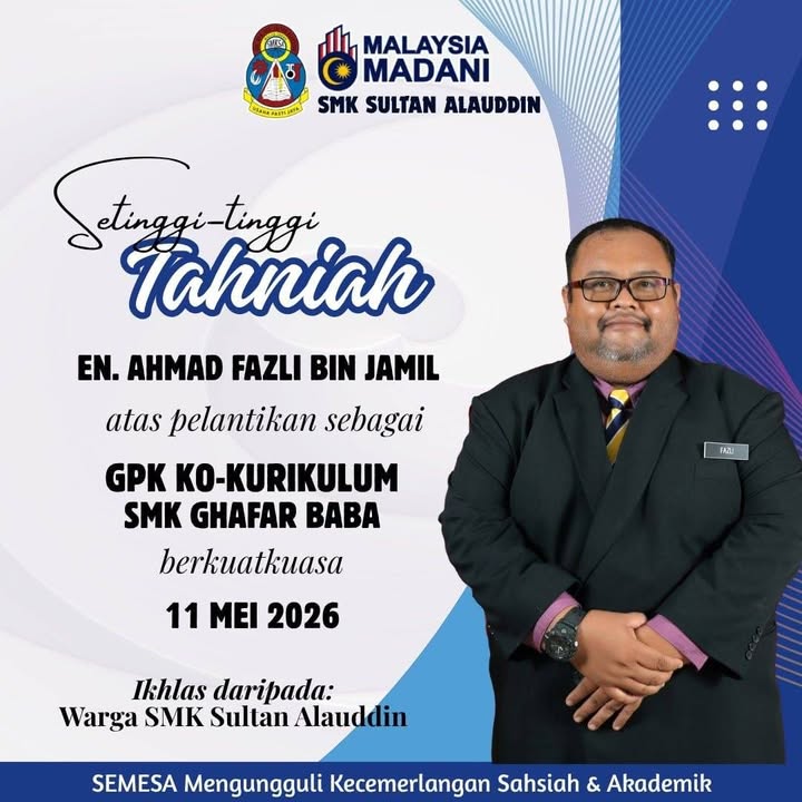 Tahniah Atas Pelantikan❤ 