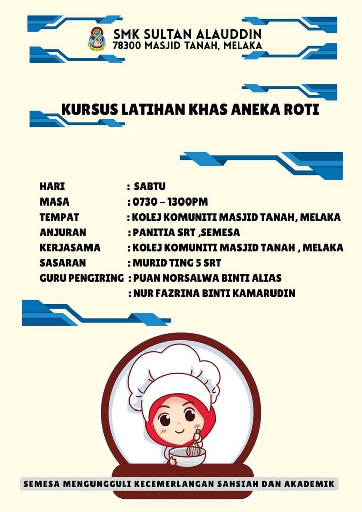 Kursus Latihan Khas Aneka Roti