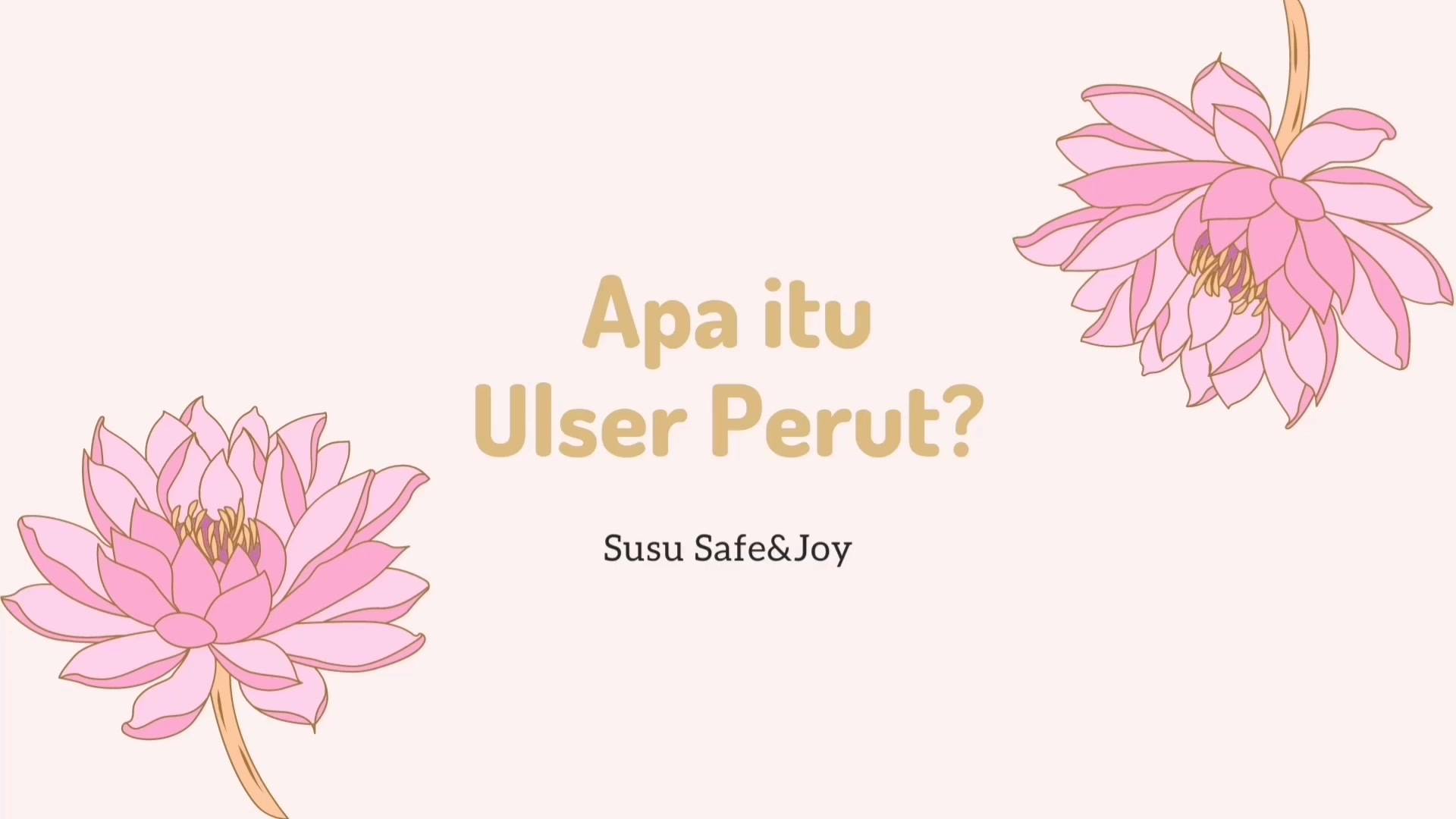 Hari Ni Saya Akan Jelaskan Apa Itu Ulser 